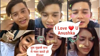 Riyaz Aly amp Anushka Sen Romantic ❤❤ Live Video  Riyaz and Anushka Sen live on instagram today [upl. by Martino]