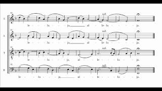 Mozart  Jubilate Deo score [upl. by Bartlett]