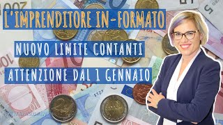 DAL 1 GENNAIO 2022 NUOVO LIMITE DEL CONTANTE  FATE ATTENZIONE [upl. by Graner186]