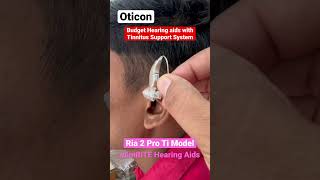 Budget Hearing Aids with Tinnitus Support System Oticon Ria 2 Pro TI Mini RITE viral hearingaid [upl. by Enida]