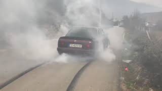 BMW E30 325i BURNOUT [upl. by Idnew544]