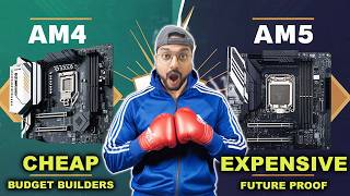 BEST BUDGET MOTHERBOARD Cheapest PC Build 2024 AM4 VS AM5 [upl. by Yssim]