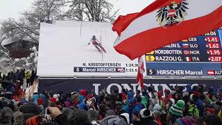 MARCEL HIRSCHER  KITZBÜHEL HAHNENKAMM SLALOM 2019 [upl. by Names]