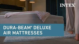 Intex® DuraBeam® Deluxe Air Mattresses [upl. by Essilevi435]