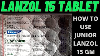 lanzol 15 MG Tablet use in Hindi how to use junior lanzol 15 MG Tablet side and effects [upl. by Nnovahs]