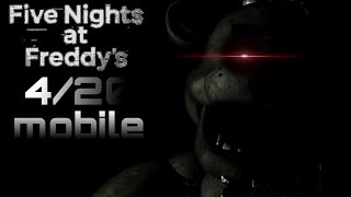 FNaF 1  420 mode mobile [upl. by Airdnas]