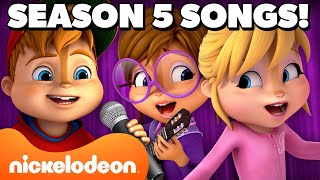 EVERY Song From ALVINN AND THE CHIPMUNKS Season 5 🐿 Part 1  Nicktoons [upl. by Winifred381]