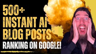 How I rank 500 Instant AI Blog Posts on Google In 3 Weeks with Autobloggingai Demo  Review [upl. by Yasnyl781]