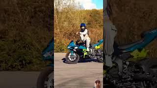 automobile smartphone wheelie biker bike stuntgirl motorcycle drift moto bikergirl [upl. by Chrysler338]