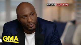 Lamar Odom opens up about his neardeath experience and overcoming tragedy l GMA [upl. by Olfe]