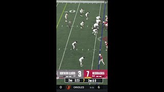 Heinrich Haarberg Finds Thomas Fidone Over the Middle vs Northern Illinois  Nebraska Football [upl. by Tuesday863]