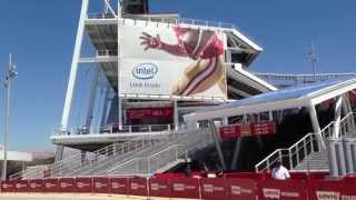 49ers Levis Stadium Team Store Fan Walk and Levis Stadium August 15 2014 [upl. by Bhatt976]