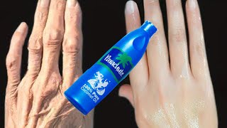 How to make your hands look 5 years younger overnight wrinkle free fair hands with coconut oil [upl. by Dnomyad]