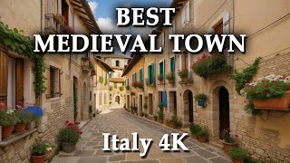 MEDIEVAL TOWN in TUSCANY  Monteriggioni  THE BEST of ITALY  Tour 4K [upl. by Ecniv206]