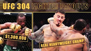 UFC 304 Payouts amp Salaries Revealed  Edwards vs Muhammad 2 [upl. by Oletha]