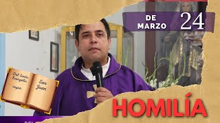 EVANGELIO DE HOY viernes 24 de marzo del 2023  Padre Arturo Cornejo [upl. by Yawnoc]