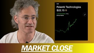 PALANTIR GETS A 650M NEW DEAL BREAKS 52 WEEK HIGHS  MARKET CLOSE [upl. by Ronacin]