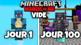 100 Jours dans Le VIDE en Hardcore sur Minecraft [upl. by Akimik]