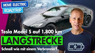 1800 km Langstrecke mit dem Tesla Model S  Österreich und zurück  So schnell wie mit Verbrenner [upl. by Amaleta137]