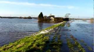 River Trent Overtopped At Torksey Lock in Lincolnshire [upl. by Almeida]