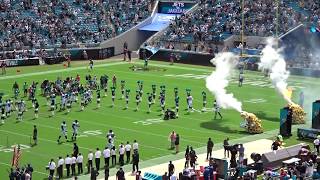 Jacksonville Jaguars Entrance  vs New York Jets  9302018 [upl. by Trent]