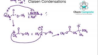 Enolate Chemistry  Claisen Condensations [upl. by Leirbma242]