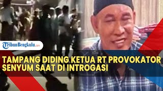 TAMPANG Diding Ketua RT Provokator Mahasiswa Katolik Sempat Senyum saat di Introgasi [upl. by Hairehcaz]