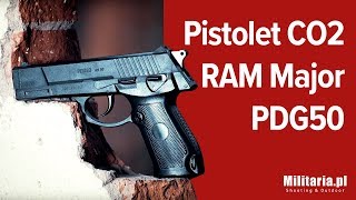 Pistolet na kule gumowe  Major PDG50 50  bez zezwolenia Militariapl [upl. by Pesek]