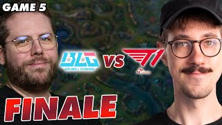 DAS LETZTE GAME  BLG VS T1 GAME 5  WORLDS FINALE 2024 [upl. by Mahala]