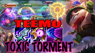 WILD RIFT TEEMO TOP GAMEPLAY  TOXIC TORMENT  TEEMO BUILD RUNES [upl. by Adorne]