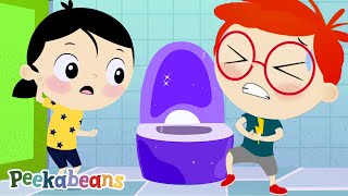 Potty Training Song  Good Habits  kidssongs with Peekabeans [upl. by Epilif]