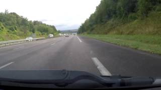 France by Autoroute  Rouen  A13 onto A154  for Evreux [upl. by Eicaj797]