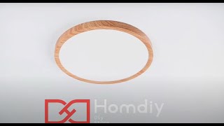 Wooden LED Ceiling Light for Bedroom [upl. by Tammy809]