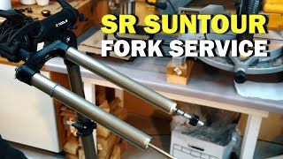 SR Suntour Fork Service in 6 Easy Steps [upl. by Sklar]