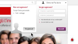 Registrazione a Vodafoneit per Clienti Business a [upl. by Tiffie]