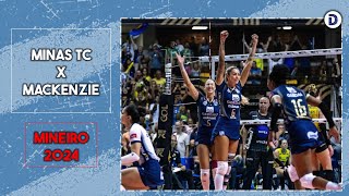 Minas x Mackenzie  SEMIFINAL  Melhores Momentos  Mineiro de Vôlei Feminino 2024 [upl. by Aneahs]