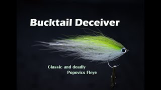 Tying the Classic Popovics Bucktail Deceiver BTD [upl. by Notgnilra]