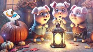 Les Trois Petits Cochons et la Lanterne Magique d’Halloween  Histoire pour s’endormir [upl. by Nibbs900]