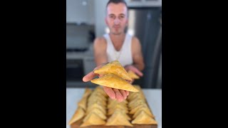 How To Make Tiropitakia Greek Cheese Triangles [upl. by Eycal]