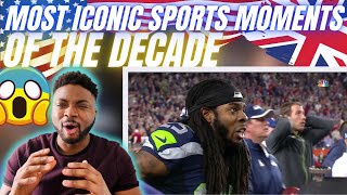 🇬🇧BRIT Reacts To THE MOST ICONIC SPORTS MOMENTS OF THE DECADE [upl. by Alya]