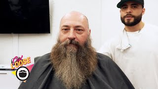 AMAZING TRANSFORMATION  First Beard Cut EVER [upl. by Drews]