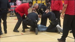 HUGE Fight Breaks Out At SHAKER VS BRUSH Basketball Game  Backup Was Needed Halftime Gets Crazy [upl. by Hutchings]