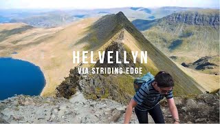 Helvellyn via Striding Edge  Lake District Hike [upl. by Lourdes67]