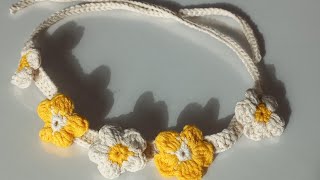 Bandeau  serreTête avec fleurs [upl. by Eceinej588]