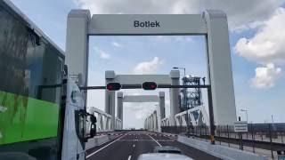 BIGGEST LIFT BRIDGE IN EUROPE BOTLEKBRUG [upl. by Aihsatan665]