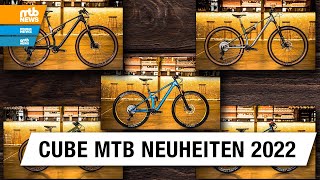 CUBE MTB Neuheiten 2022  das sind die neuen Cube Mountainbikes 2022 [upl. by Ruhnke]