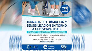 Jornada de formación y sensibilización en torno a la discapacidad Aportes desde la universidad [upl. by Ansela]