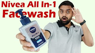 NIVEA AllIn1 Oil Control Face Wash 150 ml  Nivea Men Facewash Review [upl. by Esther]