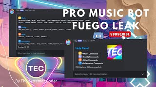 Professional Music Bot  Fuego Leaked  without Any Coding  discord youtube [upl. by Noxaj498]