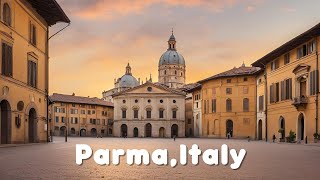 Parma 2024 Walking Tour in Italy  4K [upl. by Gilberta]